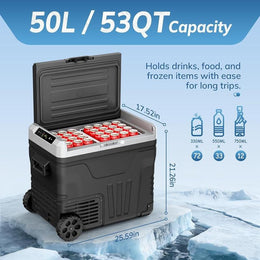 Belyra 50L Portable Car Fridge Freezer image 2