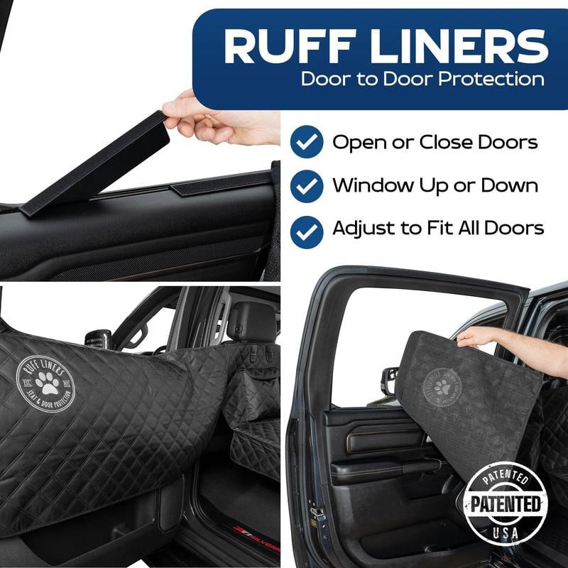Belyra Hard Bottom Backseat Extender for Dogs with Door Protection image 2 image