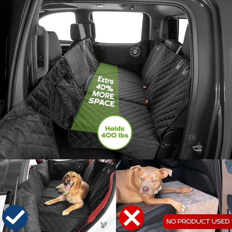 Belyra Hard Bottom Backseat Extender for Dogs with Door Protection image 5 image