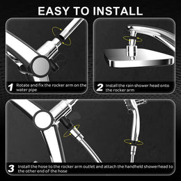 Belyra MagFlow Rainfall Shower System image 3