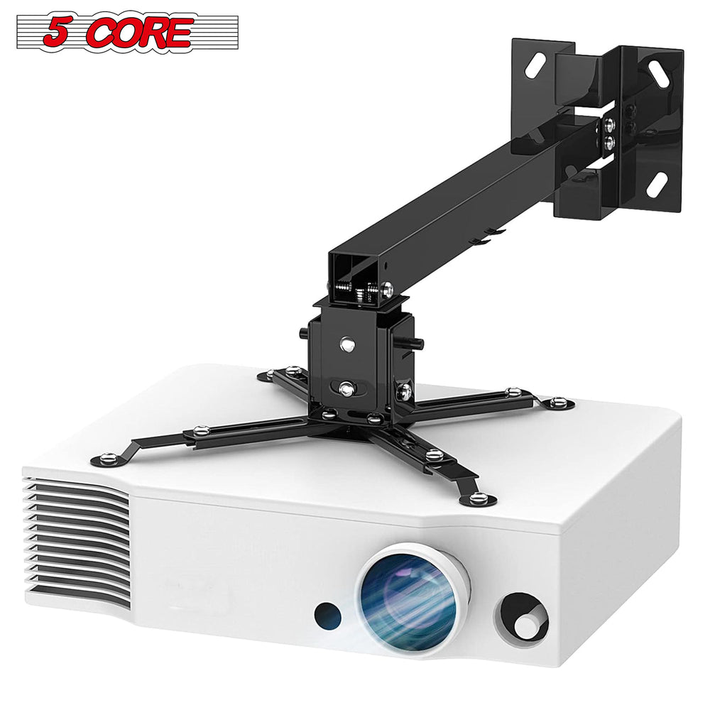 5Core Projector Mount Ceiling Wall Universal Holder Adjustable Low Profile Capacity 40lb image