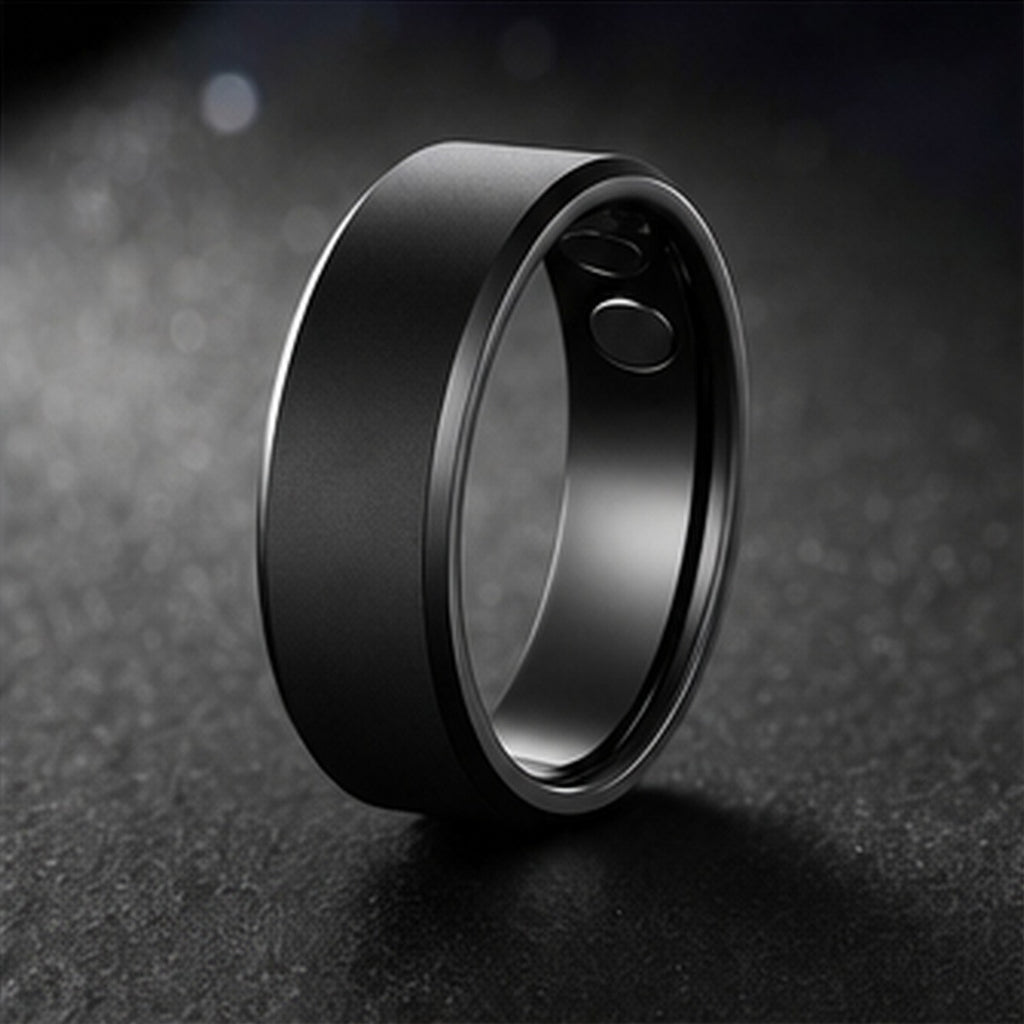 Belyra Magnetic Ring - matte black hero angle