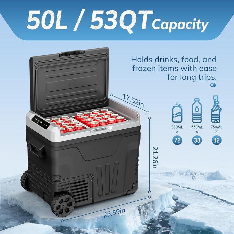 Belyra 50L Portable Car Fridge Freezer image 2 image