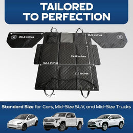 Belyra Hard Bottom Backseat Extender for Dogs with Door Protection image 3
