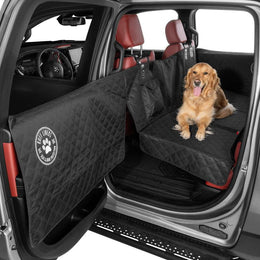 Belyra Hard Bottom Backseat Extender for Dogs with Door Protection image 4