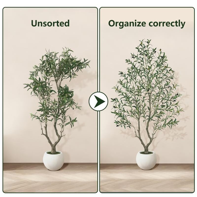 Belyra Faux Olive Tree image 3 image